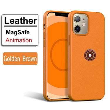 Magnetic Magsafe Leather Case for iPhone 13 14 Pro and Pro Max - TechShopi